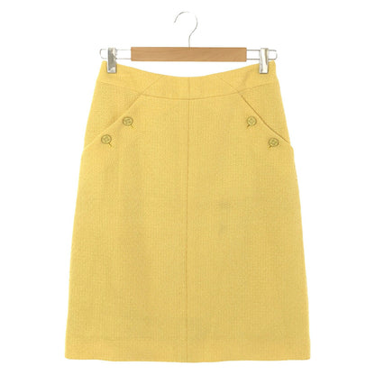 Top Quality Chanel Wool Skirt Yellow P18109V10311