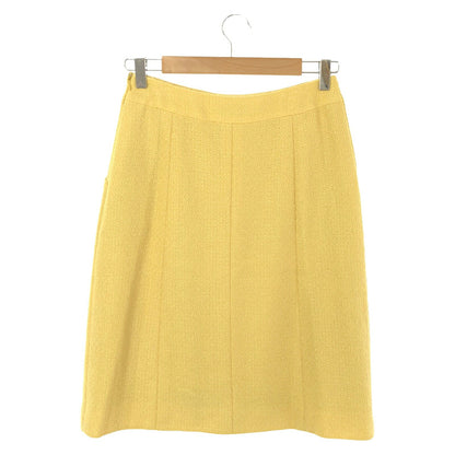 Top Quality Chanel Wool Skirt Yellow P18109V10311