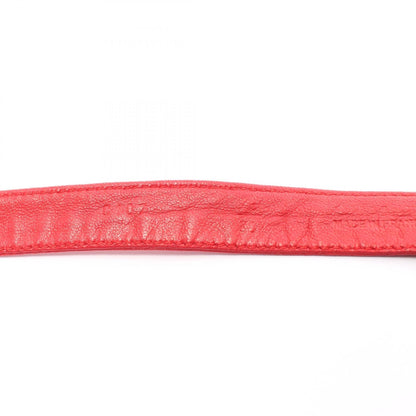 Top Quality Chanel Lambskin Coco Mark Belt Red