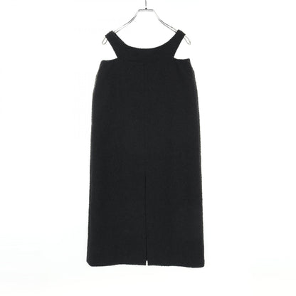 Top Quality Chanel Wool Silk Dress Black P72686V62937