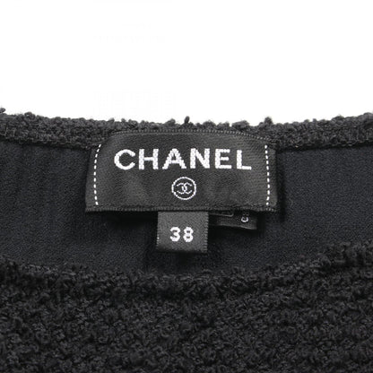 Top Quality Chanel Wool Silk Dress Black P72686V62937