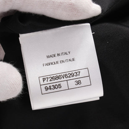 Top Quality Chanel Wool Silk Dress Black P72686V62937