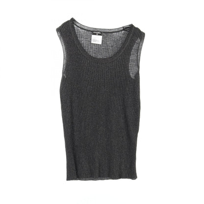 Top Quality Chanel Cashmere Tank Top Black