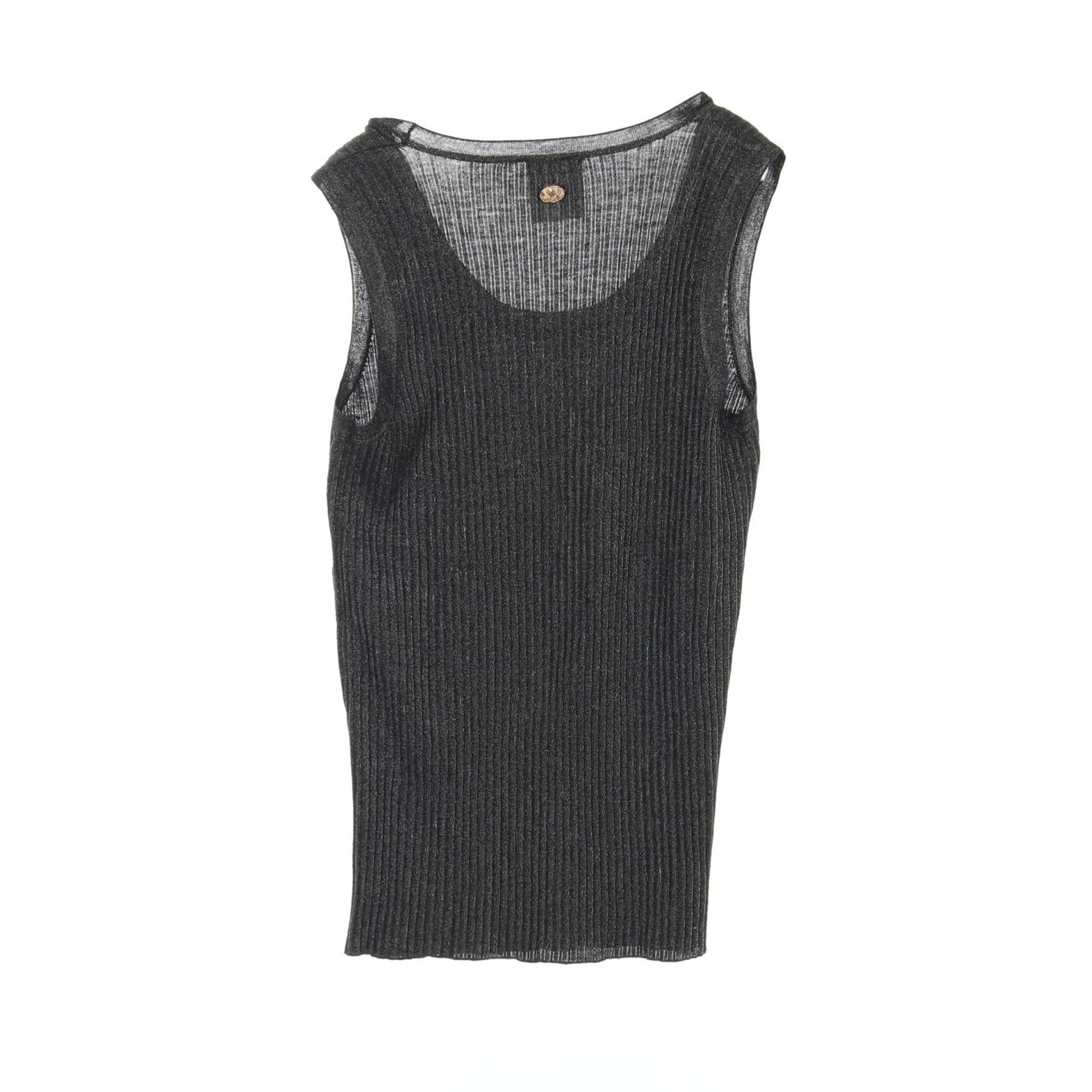 Top Quality Chanel Cashmere Tank Top Black