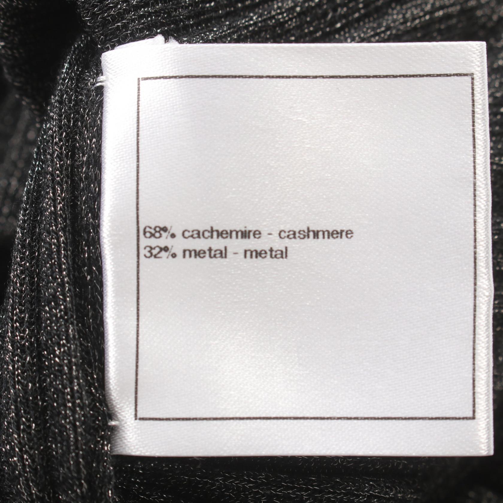 Top Quality Chanel Cashmere Tank Top Black