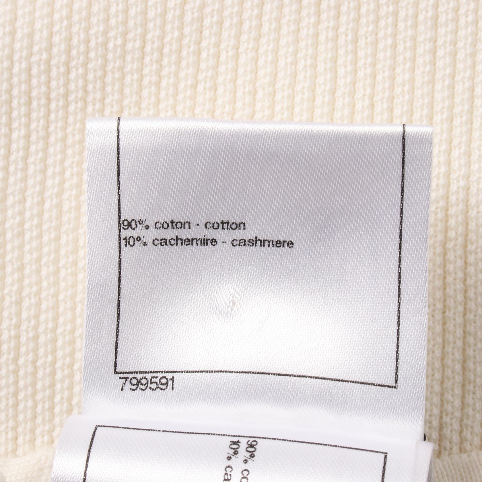 Top Quality Chanel Cotton Cashmere Knit Top