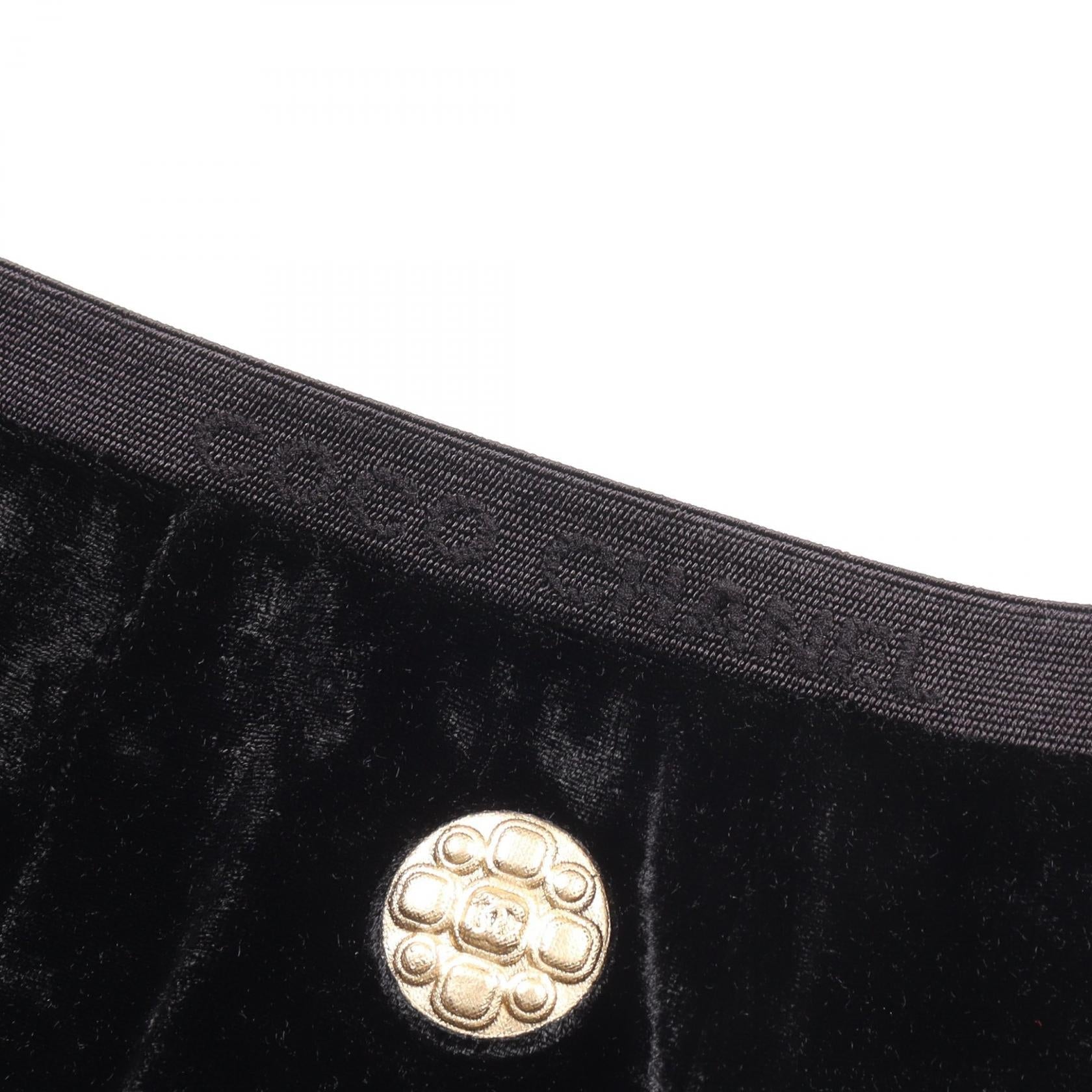 Top Quality Chanel Viscose Motif Pants Black/Gold