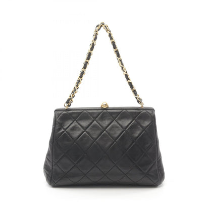 Top Quality Chanel Lambskin Matelasse Handbag Black