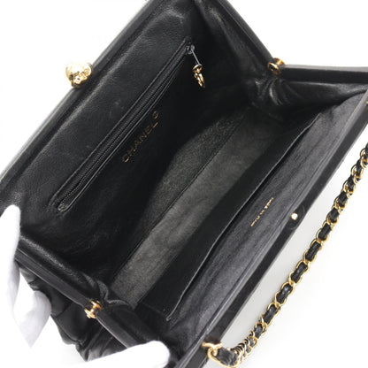 Top Quality Chanel Lambskin Matelasse Handbag Black