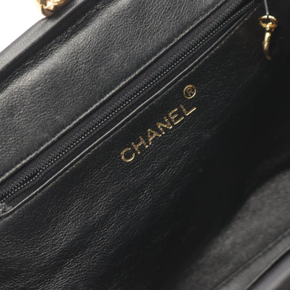 Top Quality Chanel Lambskin Matelasse Handbag Black