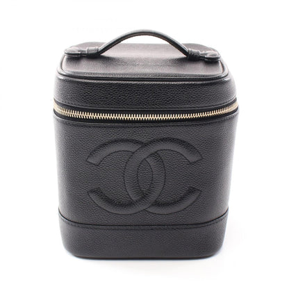 Top Quality Chanel Caviar Skin Coco Mark Handbag Black
