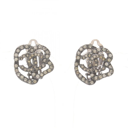 Top Quality Chanel Coco Mark Earrings Stainless Steel Rhinestone