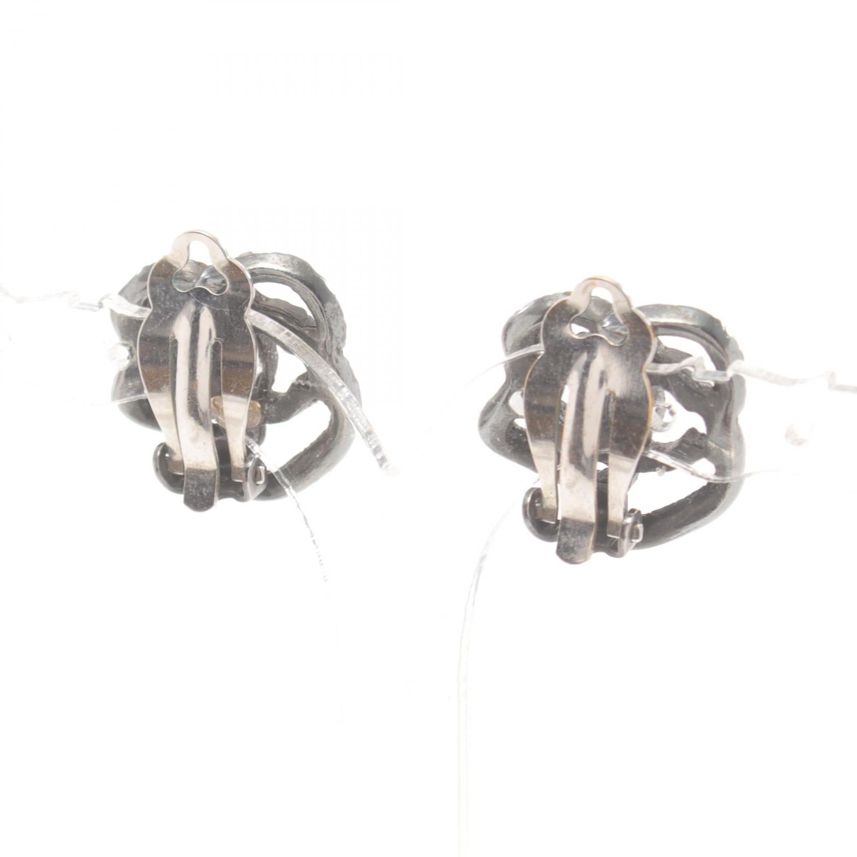 Top Quality Chanel Coco Mark Earrings Stainless Steel Rhinestone