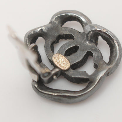 Top Quality Chanel Coco Mark Earrings Stainless Steel Rhinestone