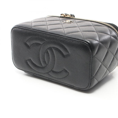 Top Quality Chanel Matelasse Small Vanity Shoulder Bag Black