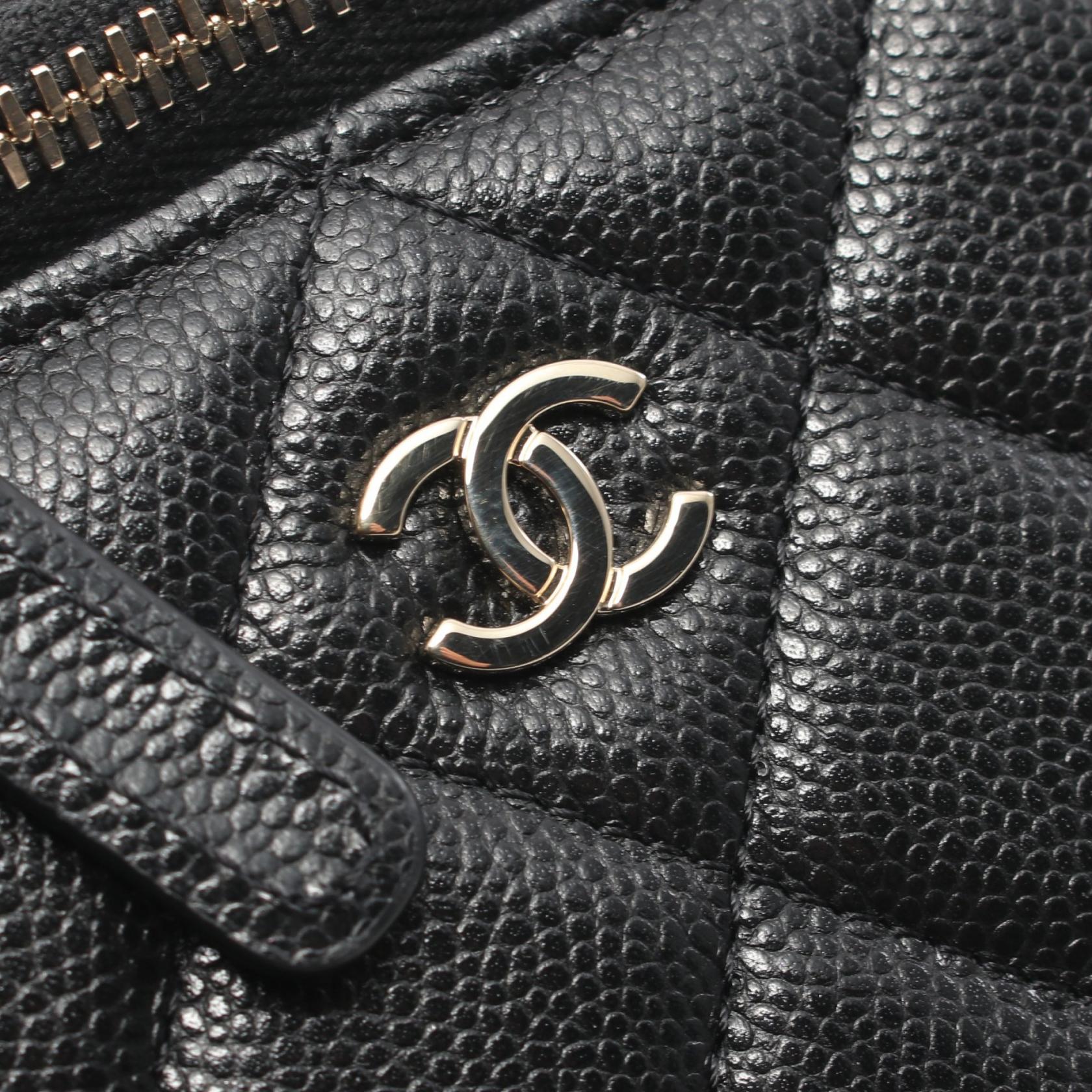 Top Quality Chanel Matelasse Small Vanity Shoulder Bag Black