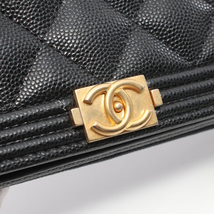 Top Quality Chanel Boy Matelasse Shoulder Bag Black