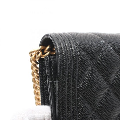 Top Quality Chanel Boy Matelasse Shoulder Bag Black