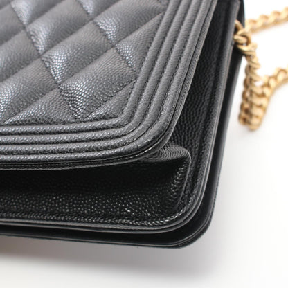 Top Quality Chanel Boy Matelasse Shoulder Bag Black