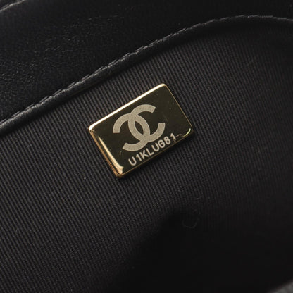 Top Quality Chanel Lambskin Large Flap Shoulder Bag Black
