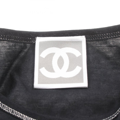Top Quality Chanel Cotton Sports Line Top Black