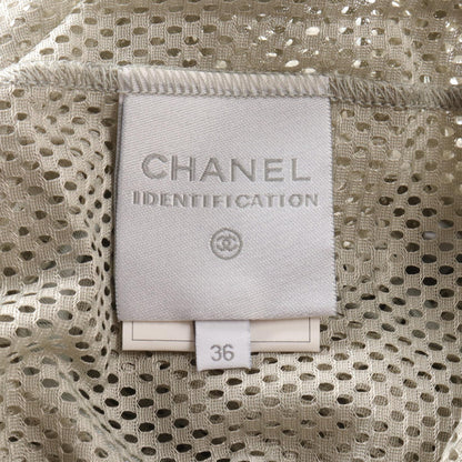 Top Quality Chanel Coco Mark Mesh Tank Top Polyester