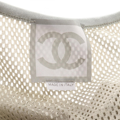 Top Quality Chanel Coco Mark Mesh Tank Top Polyester