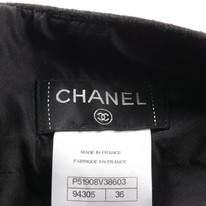 Top Quality Chanel Wool Skirt Black P51908
