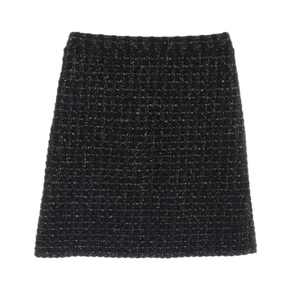 Top Quality Chanel Knit Tweed Skirt Rayon Wool Mohair