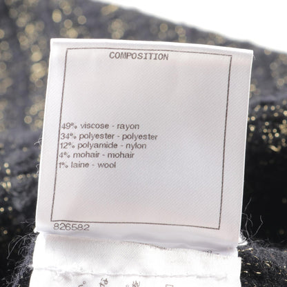 Top Quality Chanel Knit Tweed Skirt Rayon Wool Mohair
