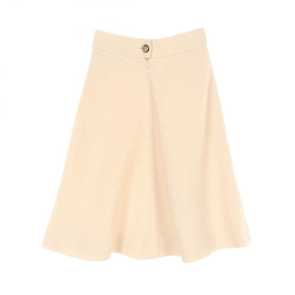 Top Quality Chanel Wool Skirt Ivory P36027