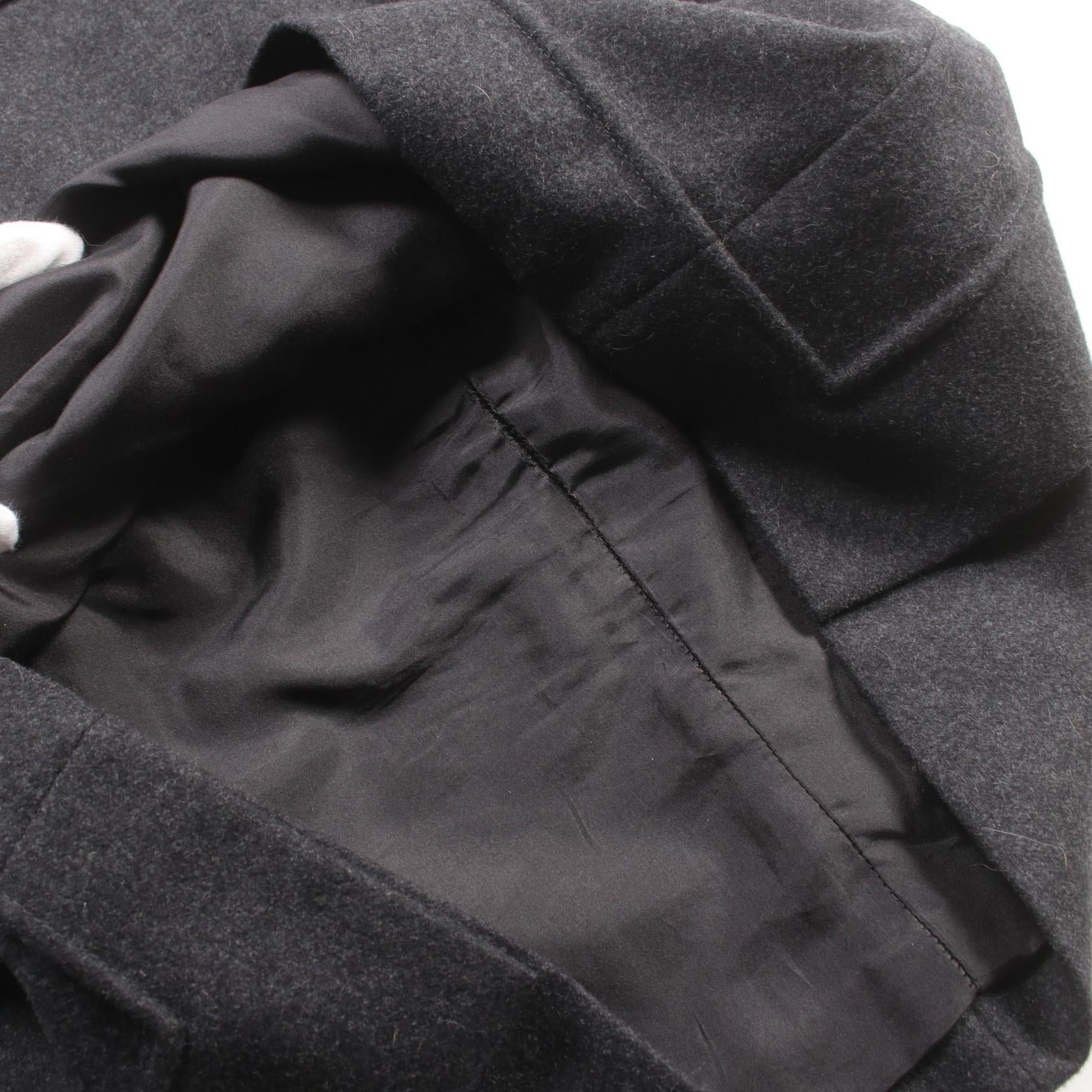 Top Quality Chanel Wool Angora Skirt Gray P41836