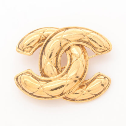 Top Quality Chanel Coco Mark Brooch Gold Plated