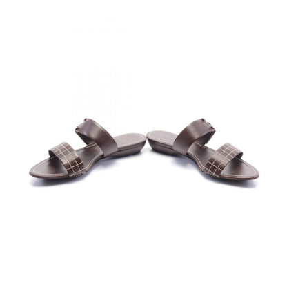 Top Quality Chanel Leather Coco Mark Sandals