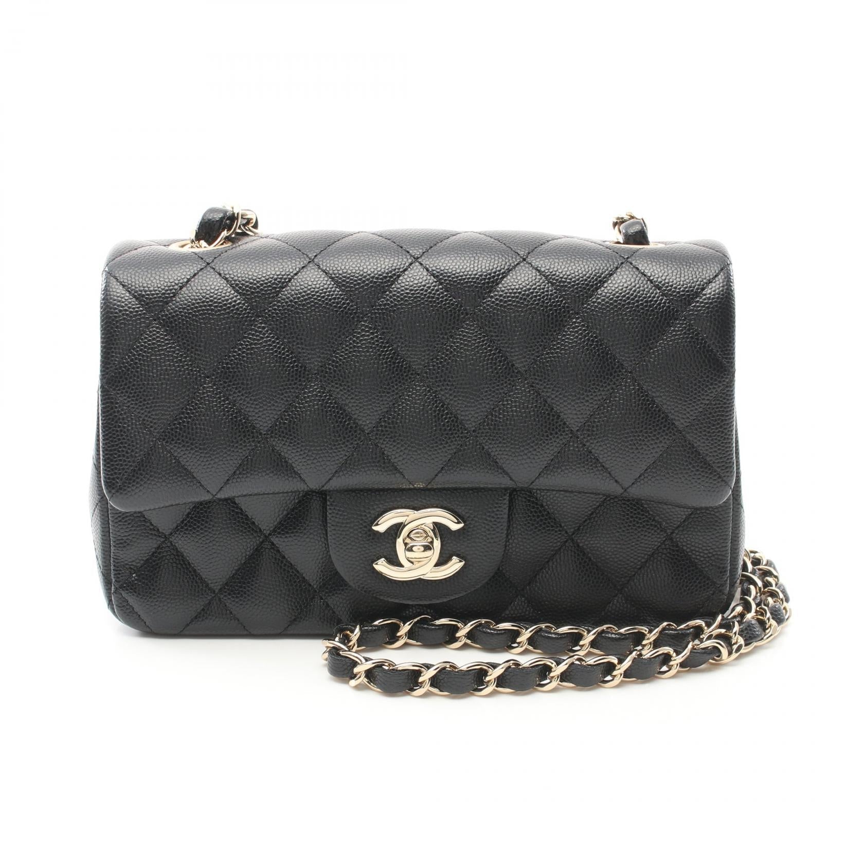 Top Quality Chanel Mini Matelasse 20 Shoulder Bag Black