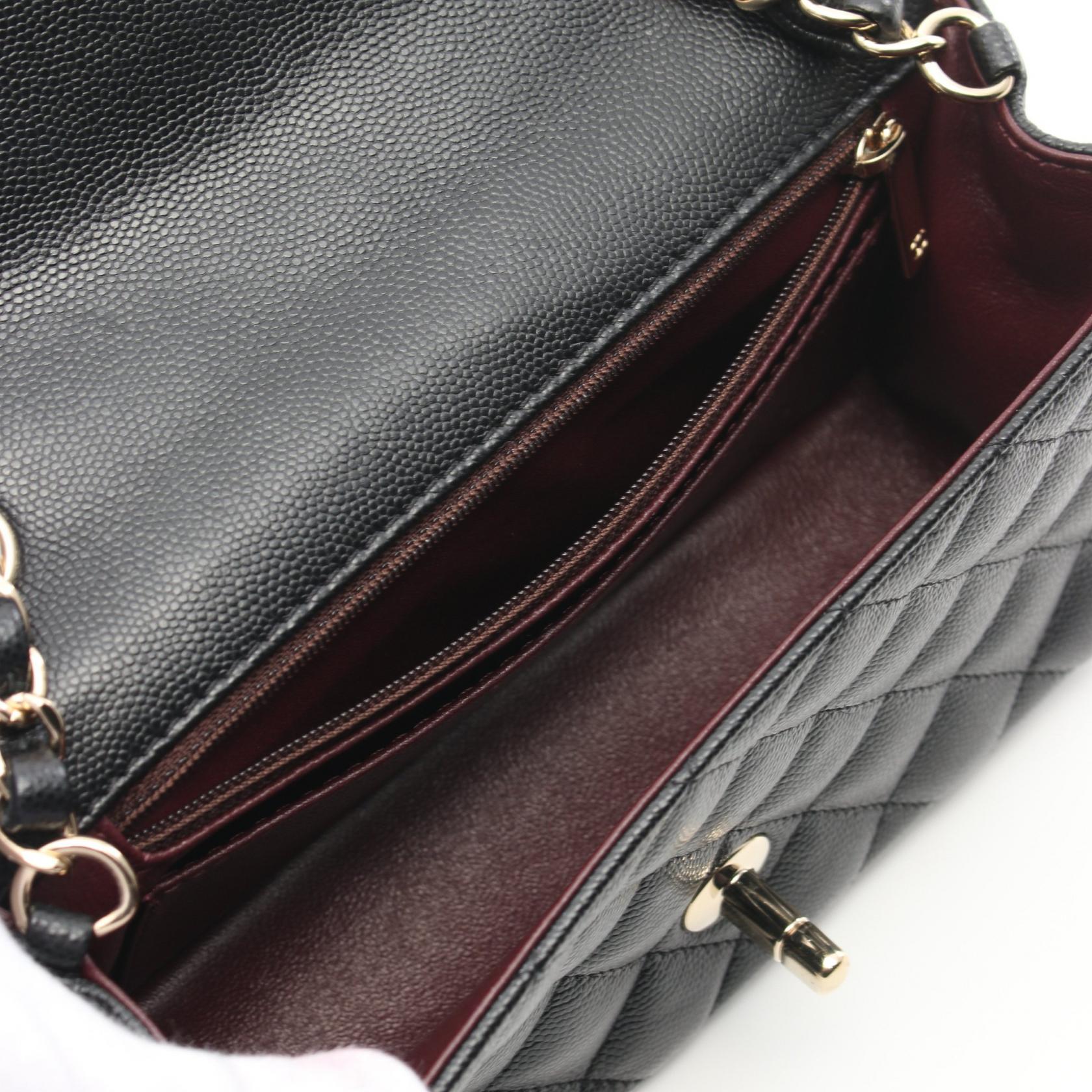 Top Quality Chanel Mini Matelasse 20 Shoulder Bag Black