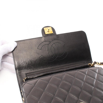 Top Quality Chanel Matelasse Lambskin Shoulder Bag Black