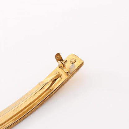 Top Quality Chanel COCO Gold Barrette Hair Accessory