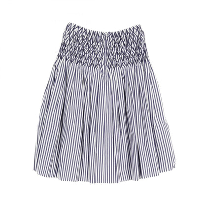 Top Quality Chanel Cotton Smocking Skirt