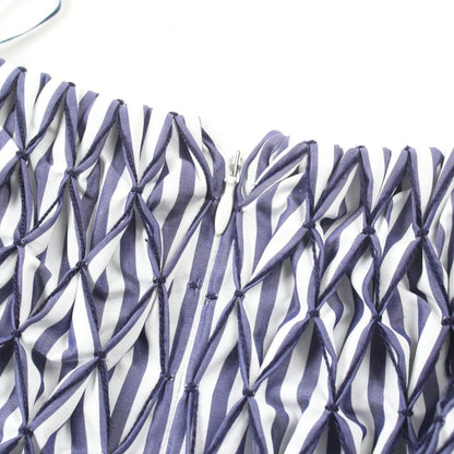 Top Quality Chanel Cotton Smocking Skirt