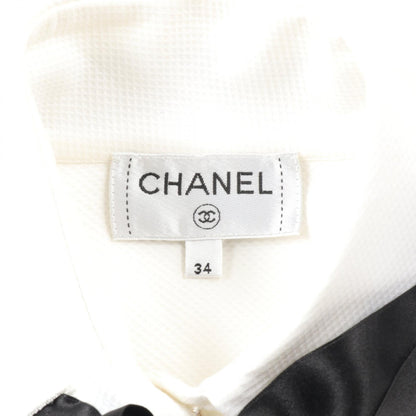 Top Quality Chanel Pearl Button Cotton Blouse