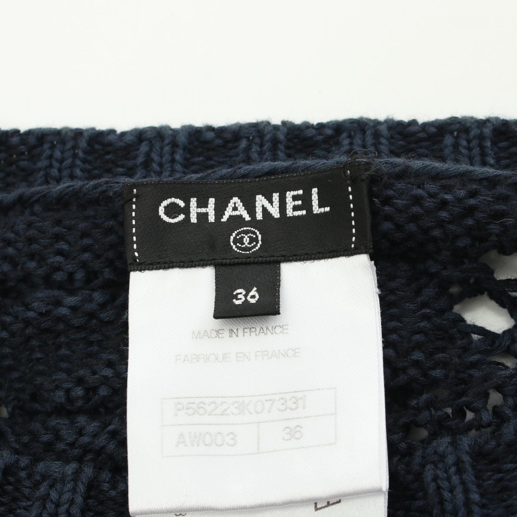 Top Quality Chanel Cotton Cardigan Coco Mark Button