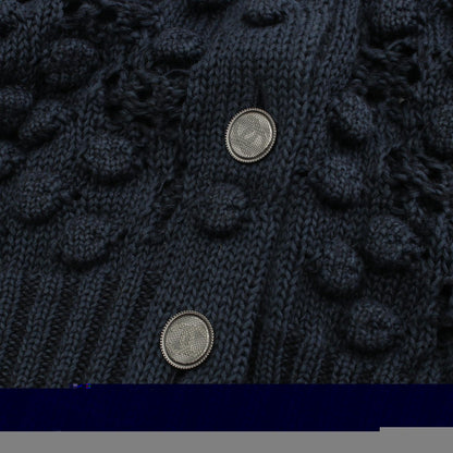 Top Quality Chanel Cotton Cardigan Coco Mark Button