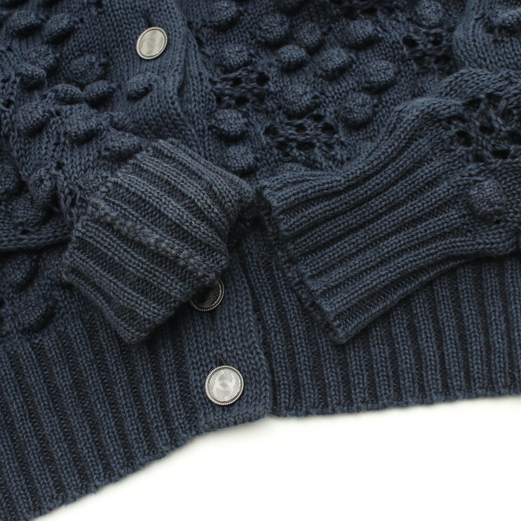 Top Quality Chanel Cotton Cardigan Coco Mark Button