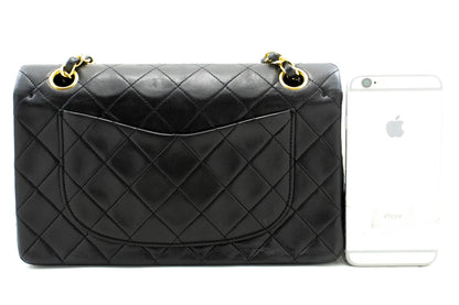Top Quality Chanel Classic Double New 9 Chain Shoulder Bag Black Lambskin