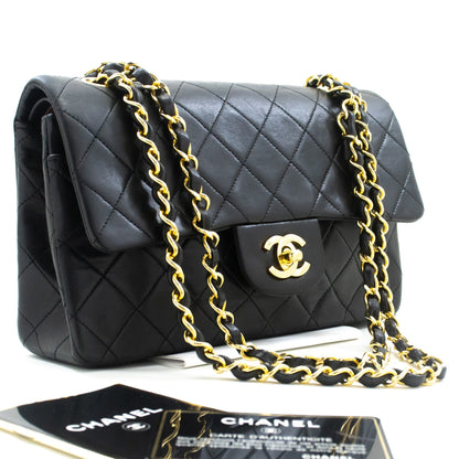 Top Quality Chanel Classic Double New 9 Chain Shoulder Bag Black Lambskin