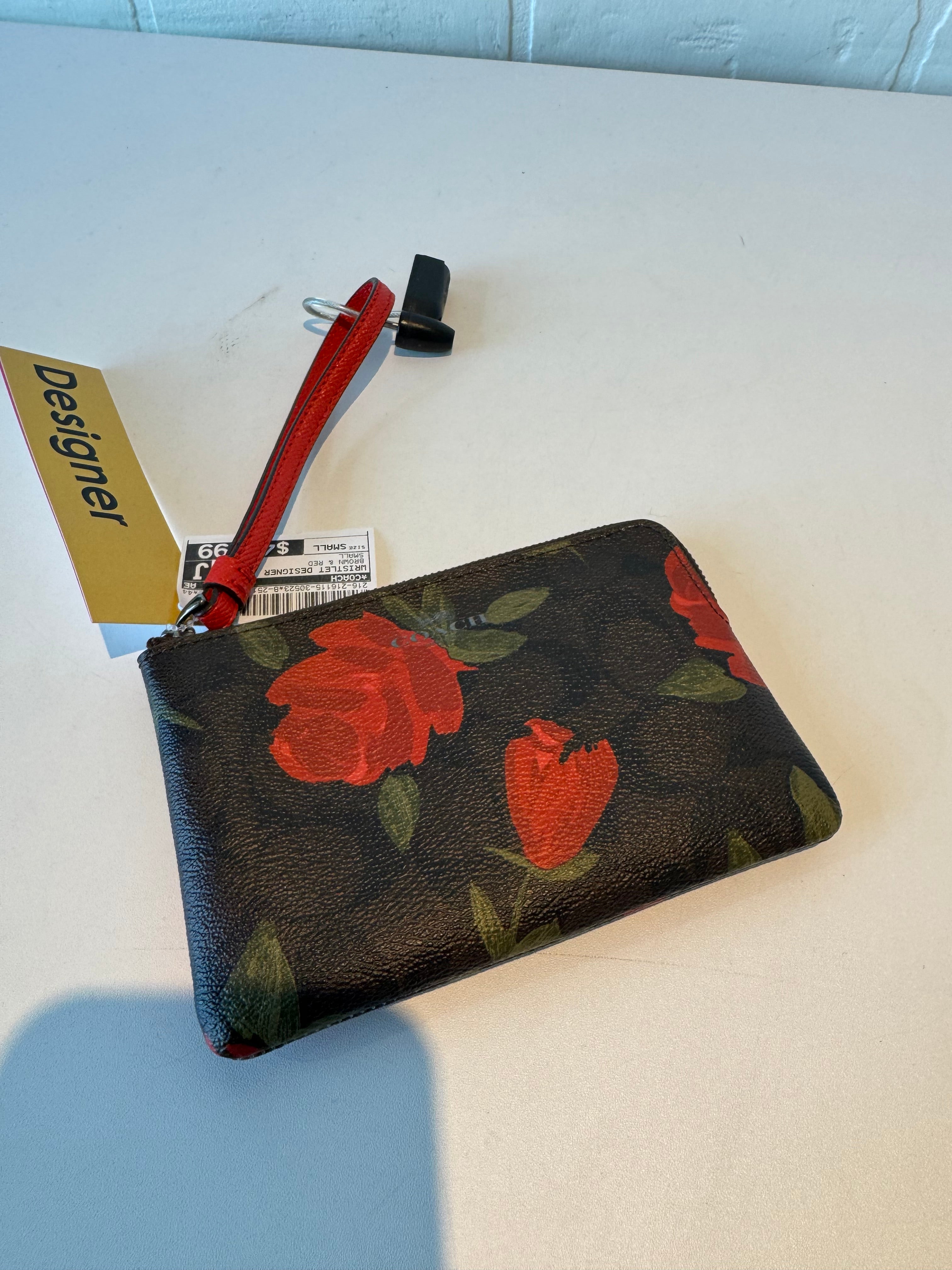 Wristlet Designer By Coach. Size: Small