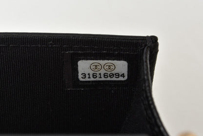 Top Quality Chanel Boy Belt Bag Coin Case Chain Pouch Black Gold Hardware