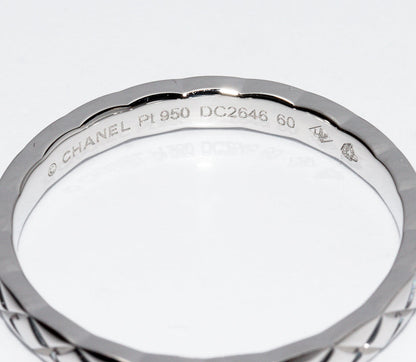 Top Quality Chanel Pt950 Coco Crush Small Model Wedding Ring J11117