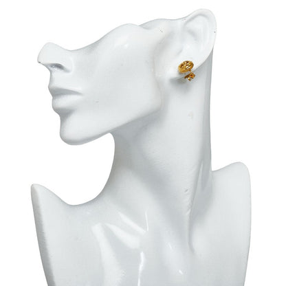 Top Quality Chanel Coco Mark Gold Plated Earrings
